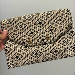 Stella & Dot Tribal Print Clutch